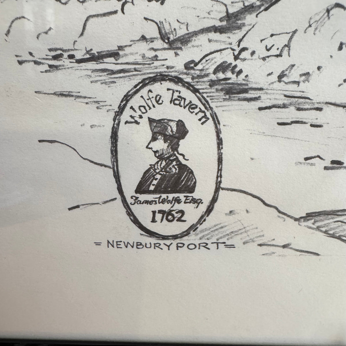 "Wolfe Tavern Newburyport, MA" Print by Christopher Gurshin 1978