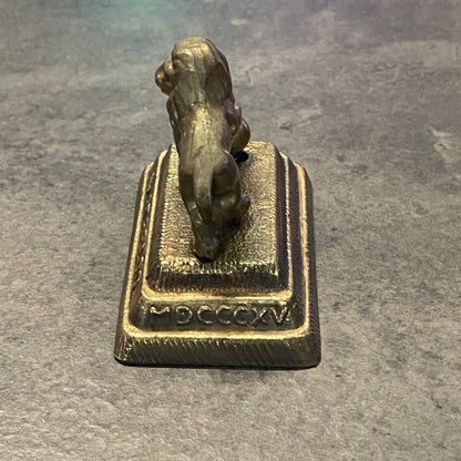 Brass Lion Waterloo Figurine