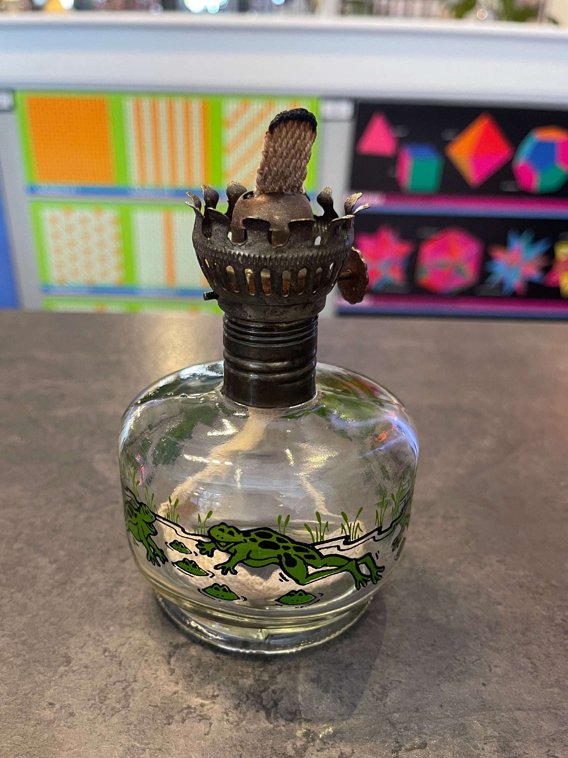 Lamplight Farms Frog Oil Lamp Base