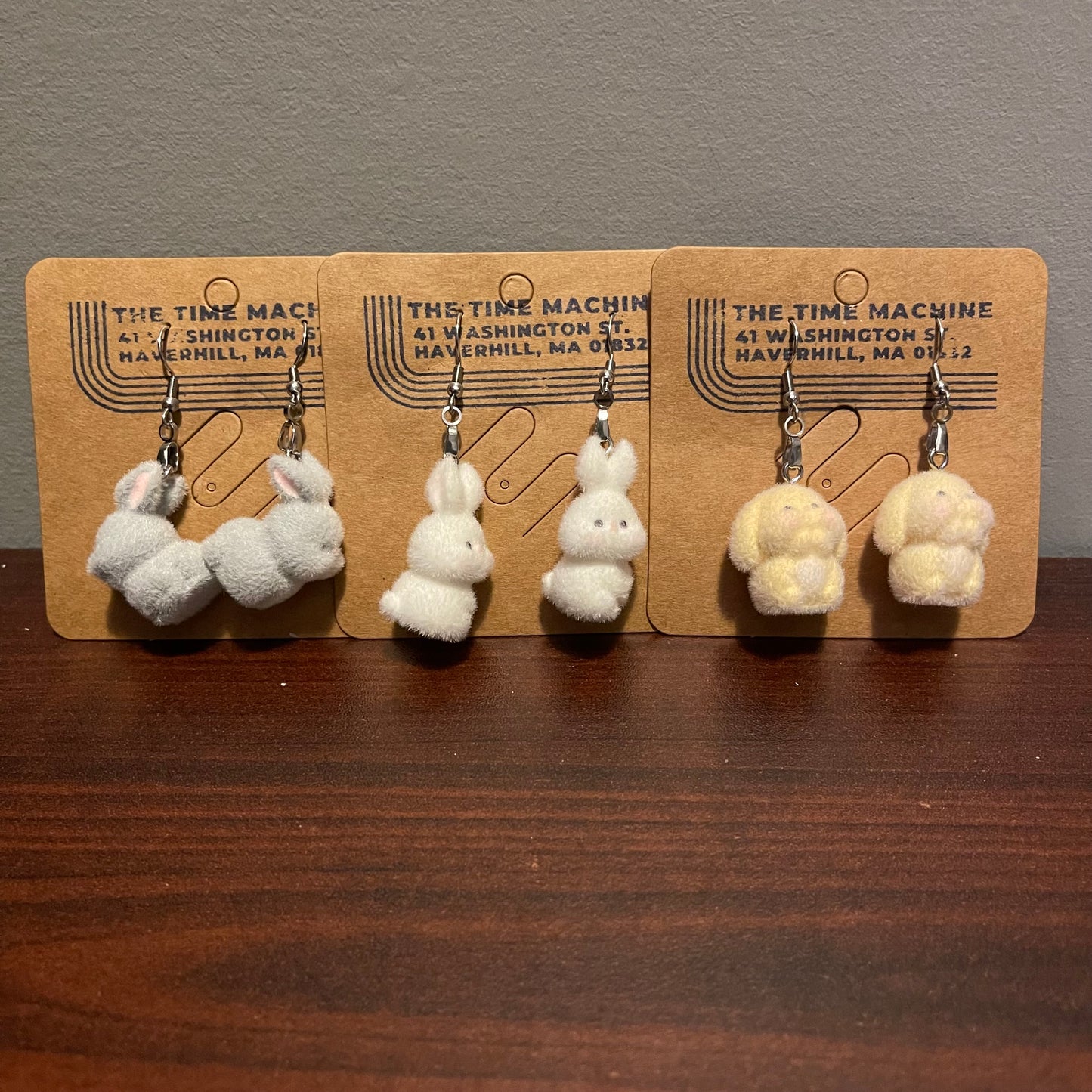Fuzzy Bunny Earrings
