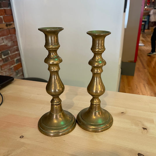 Pair of Brass Candlestick Holders