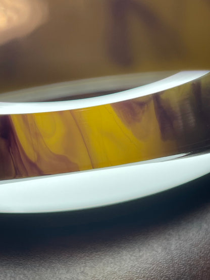 Bakelite and Wood Bangle Bracelet