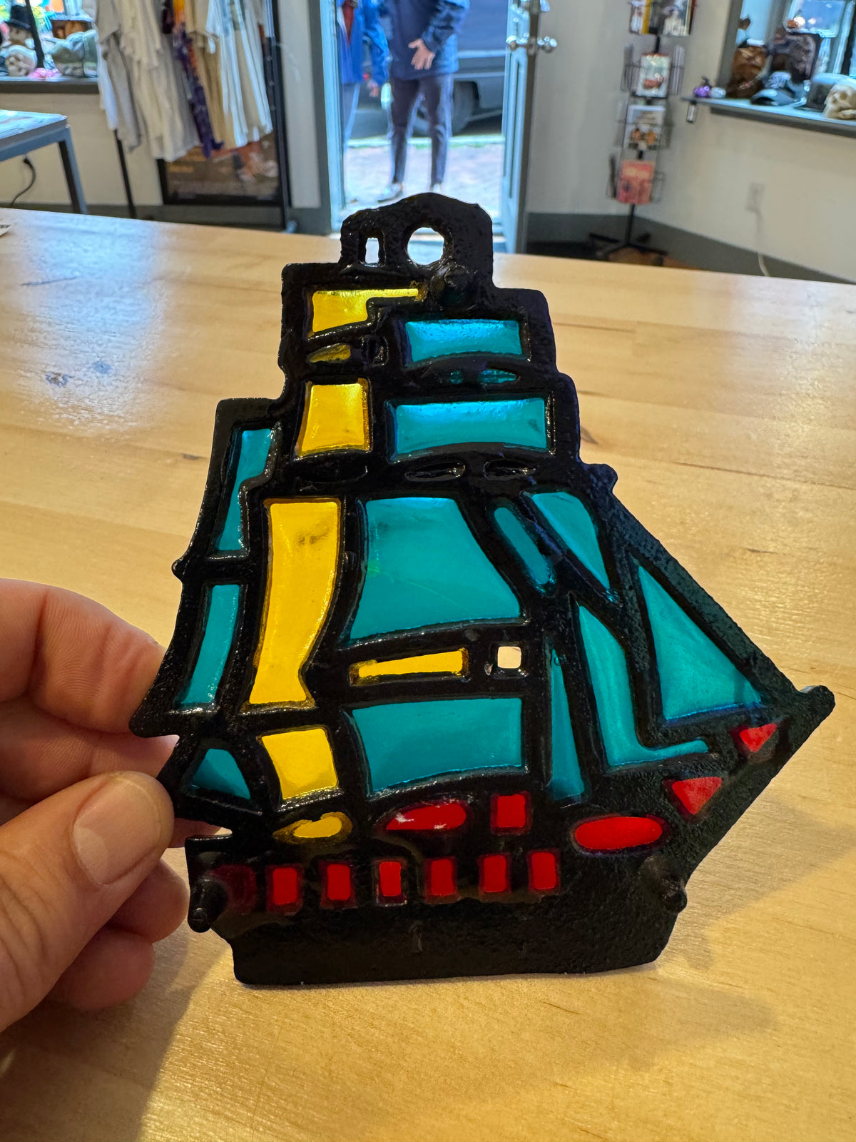 Sun Catcher Clipper Ship Trivet