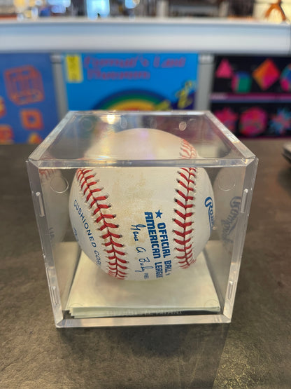Jim Rice Autographed Baseball with Certificate and Card
