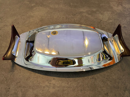Chrome and Bakelite Tray