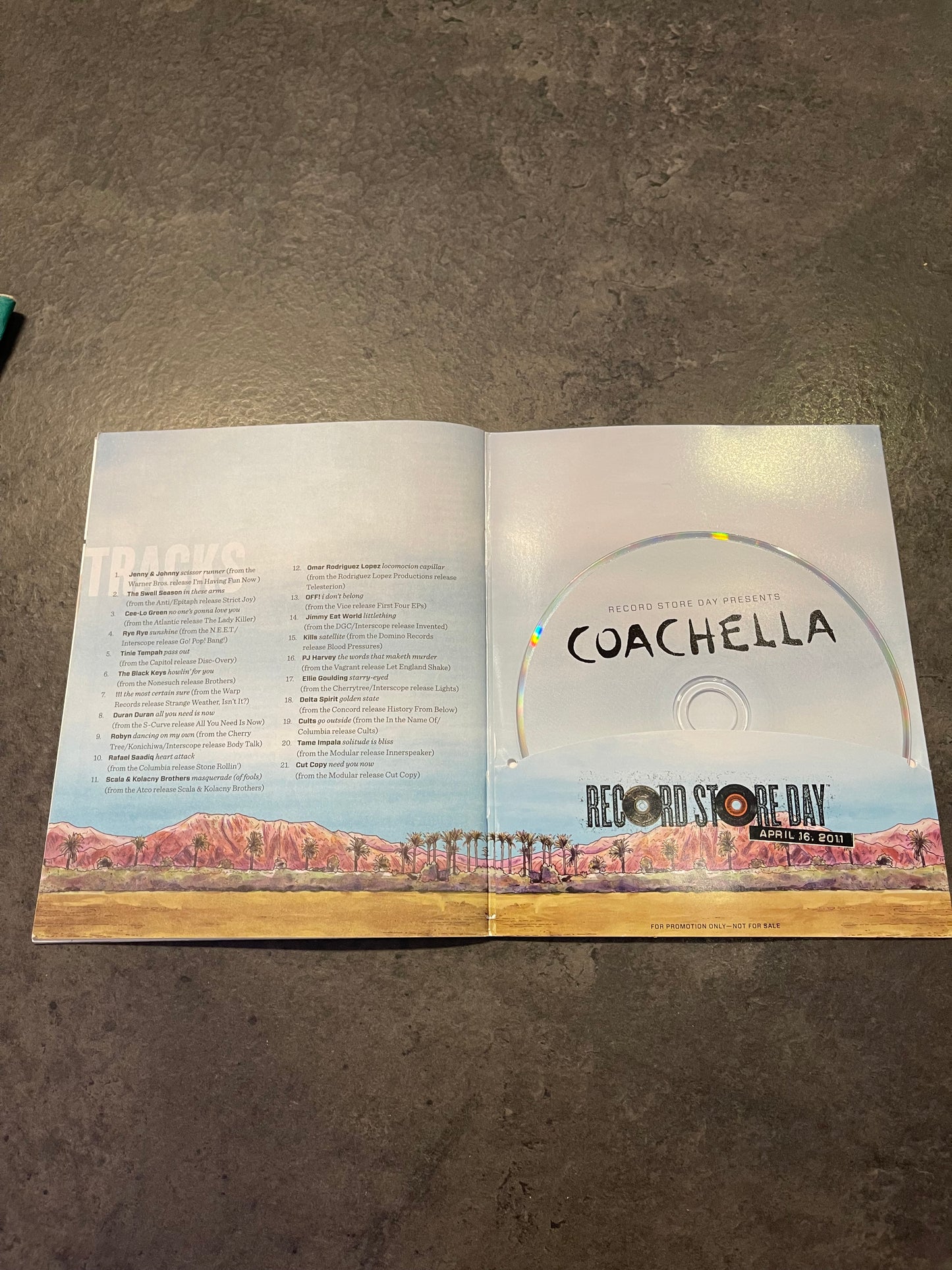 2011 Coachella CD and Booklet