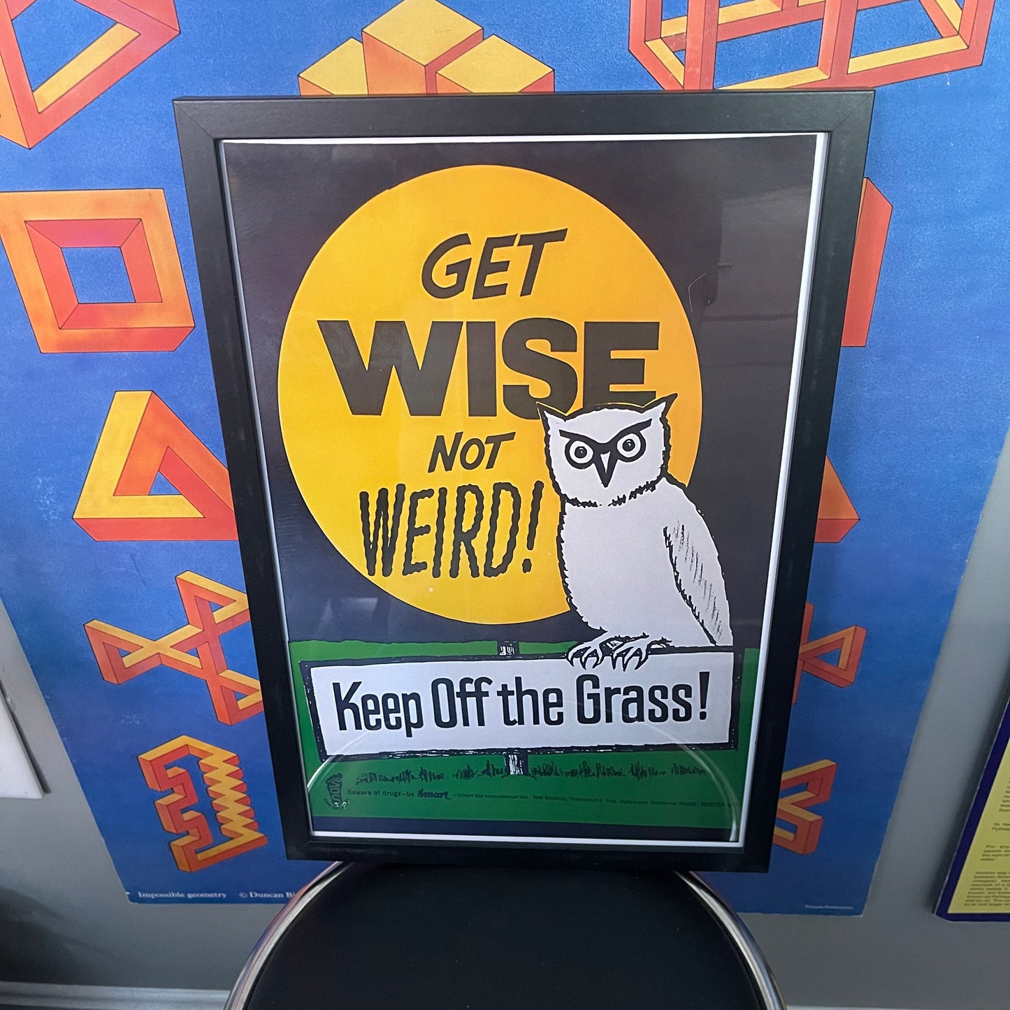 Stay Off the Grass Poster (reprint)