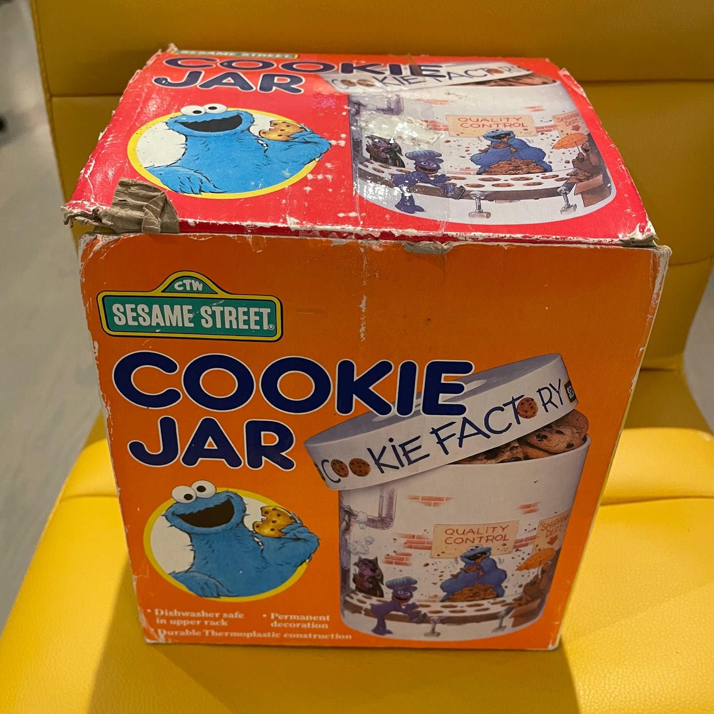 Sesame Street Melamine Cookie Jar