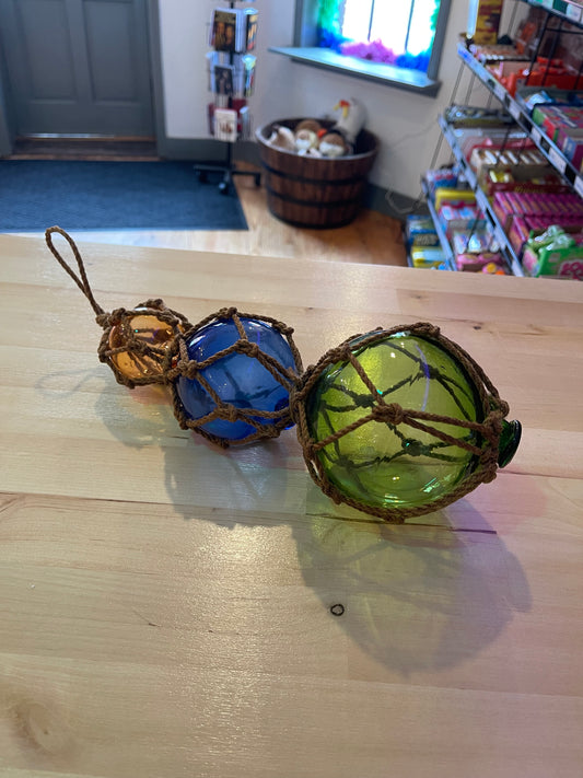 Glass Fishing Float Trio