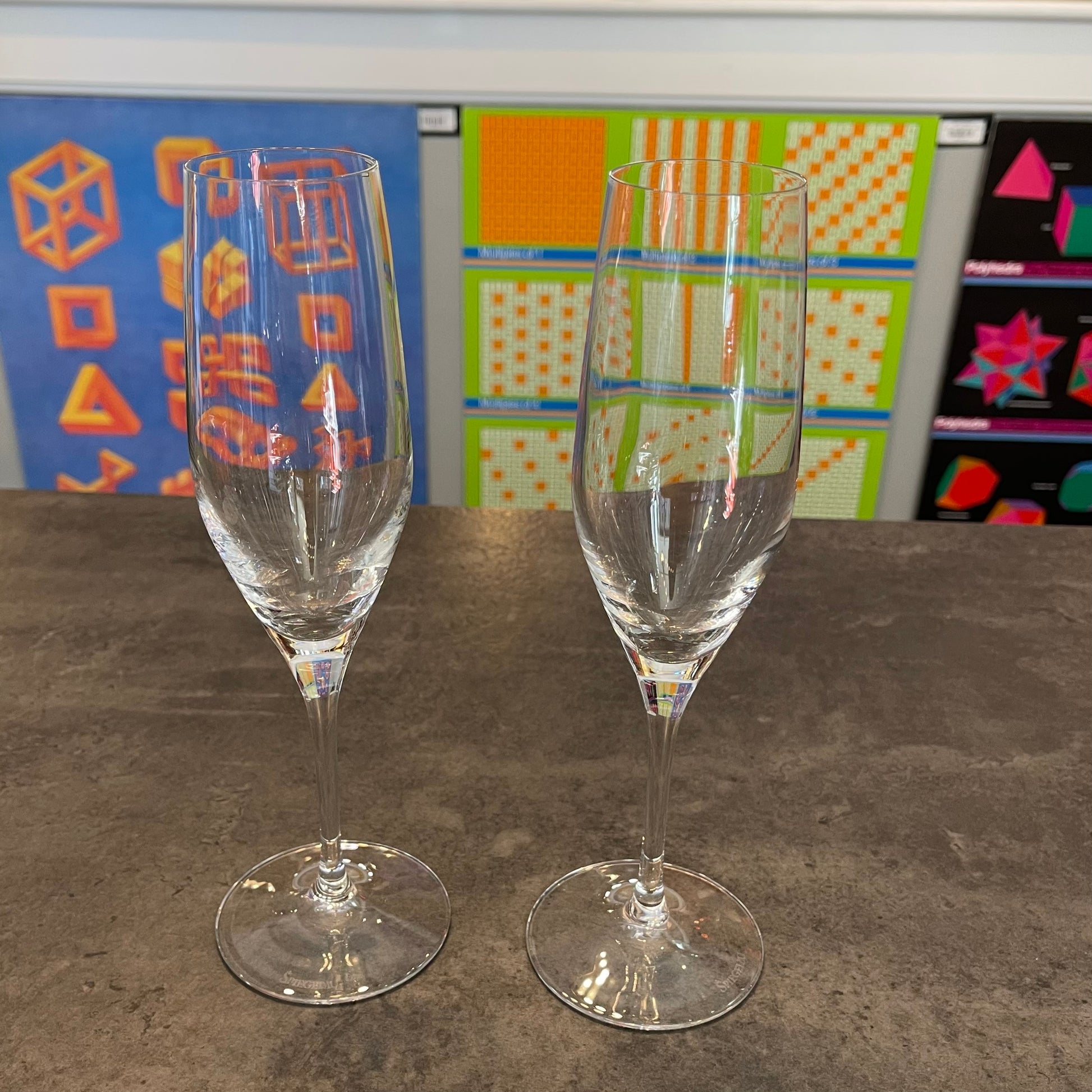 Set of 2 Spiegelau Champagne Flutes