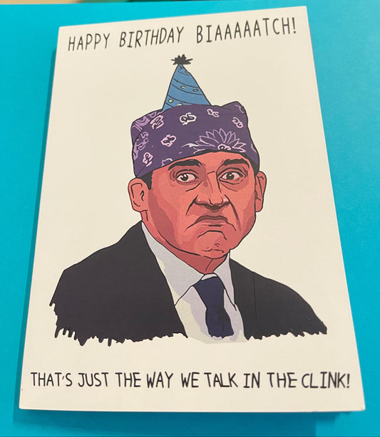 Prison Mike Bday Card