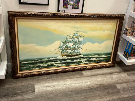 E. Leonard Maritime Painting