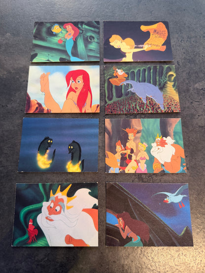 Little Mermaid Trading Cards - Set of 8