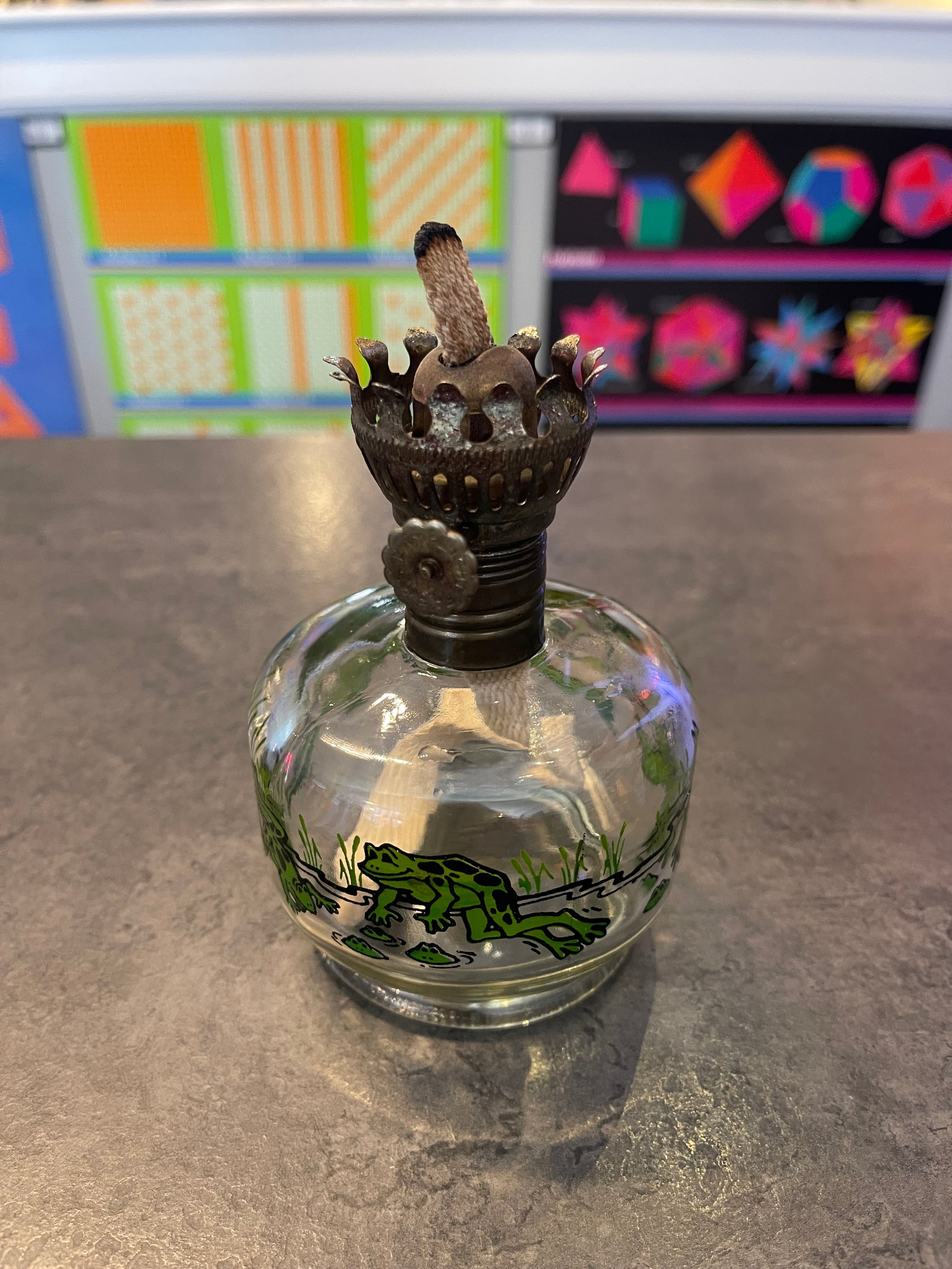 Lamplight Farms Frog Oil Lamp Base