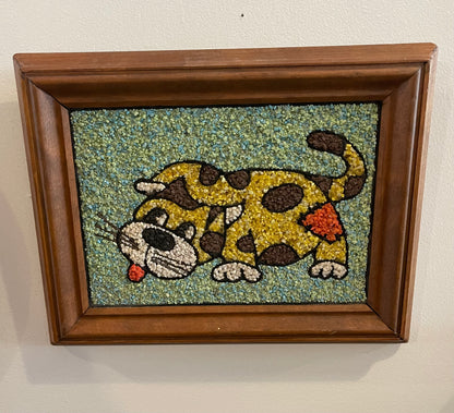Cat Pebble Art