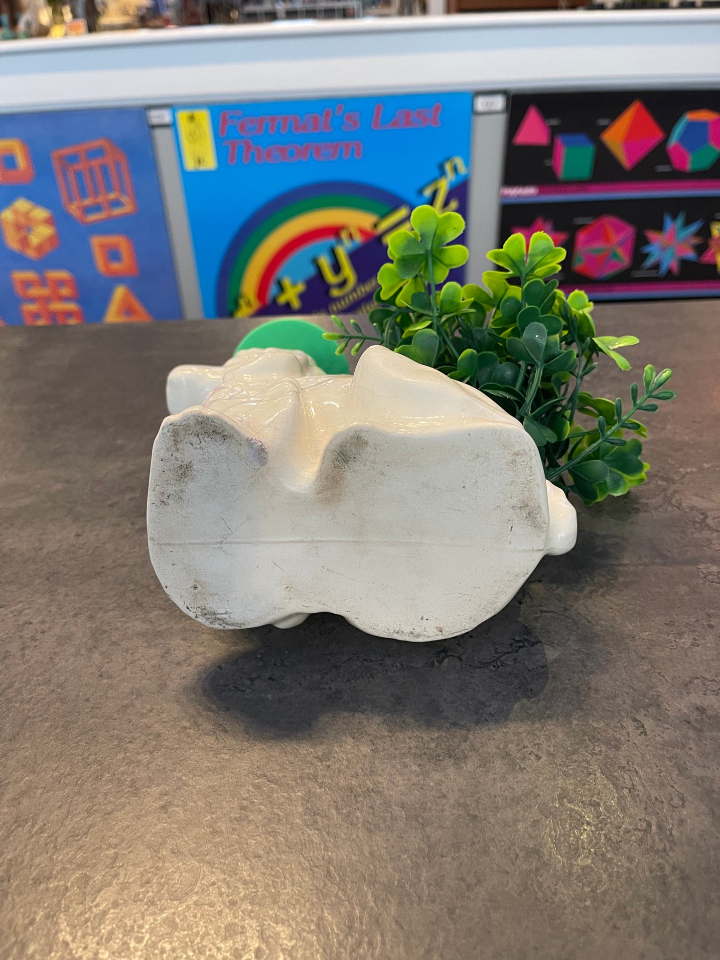 Ceramic Spaniel Planter