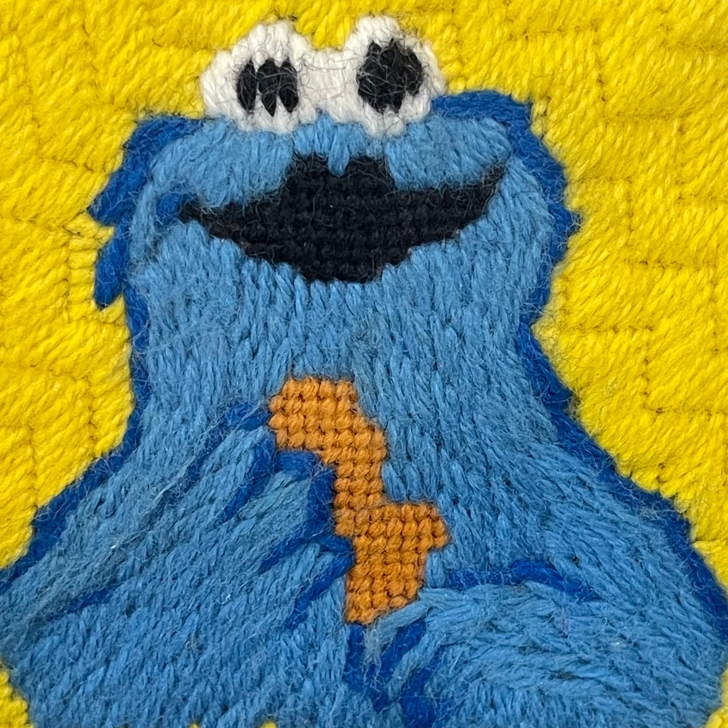 Cookie Monster Crewel