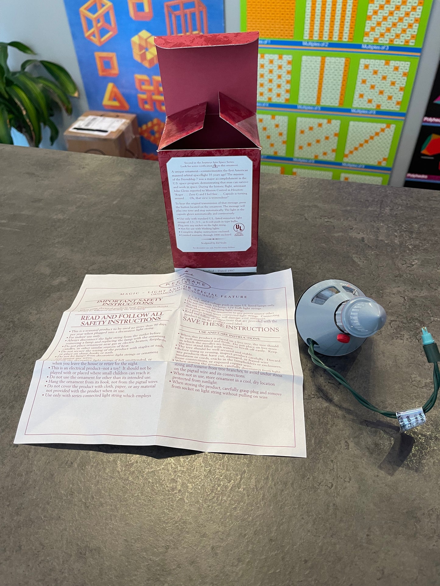 Friendship 7 Hallmark Ornament