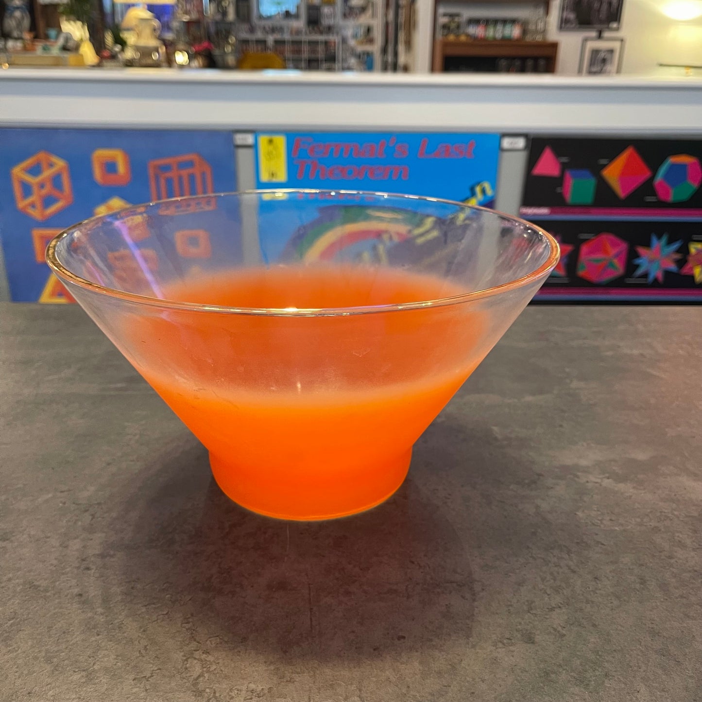 Orange Blendo Large Bowl