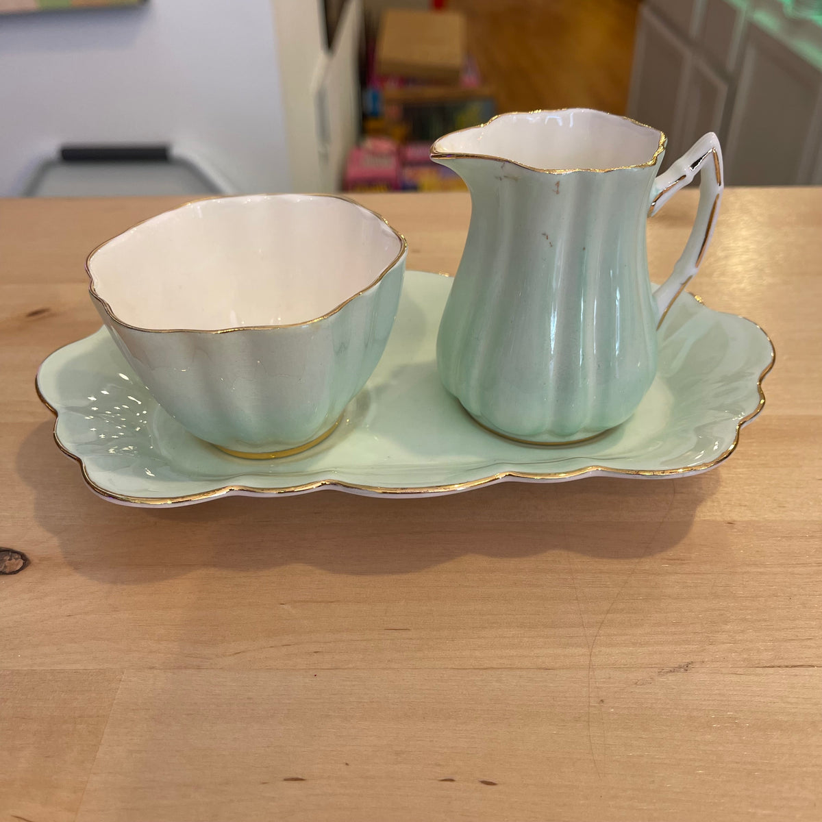 Old Royal 3 Piece Sugar and Creamer set