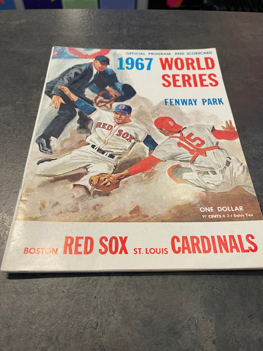 1967 World Series Red Sox Official Program