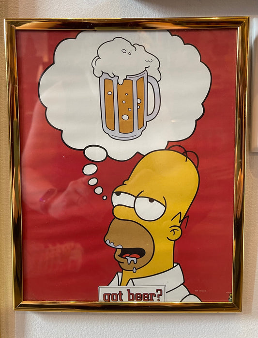 Framed Homer Poster