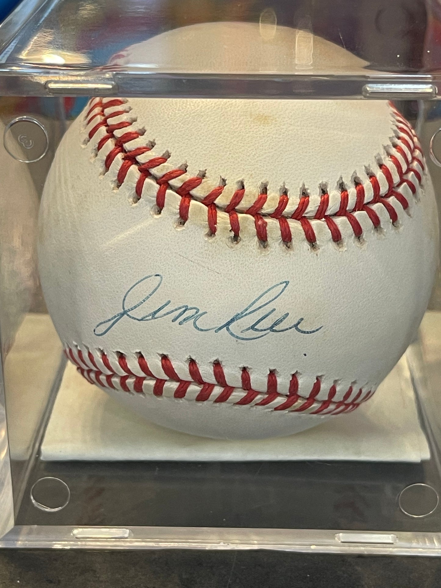 Jim Rice Autographed Baseball with Certificate and Card