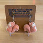 Fuzzy Squirrel Earrings