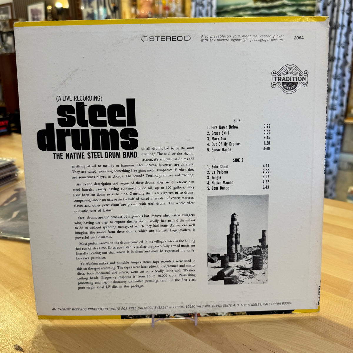 The Native Steel Drum Band 'Steel Drums' Vinyl