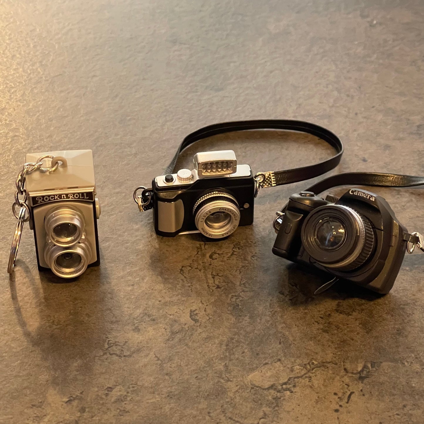 Camera Keychains (light and sound)