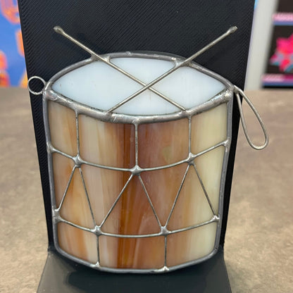 Stained Glass Drum Suncatcher
