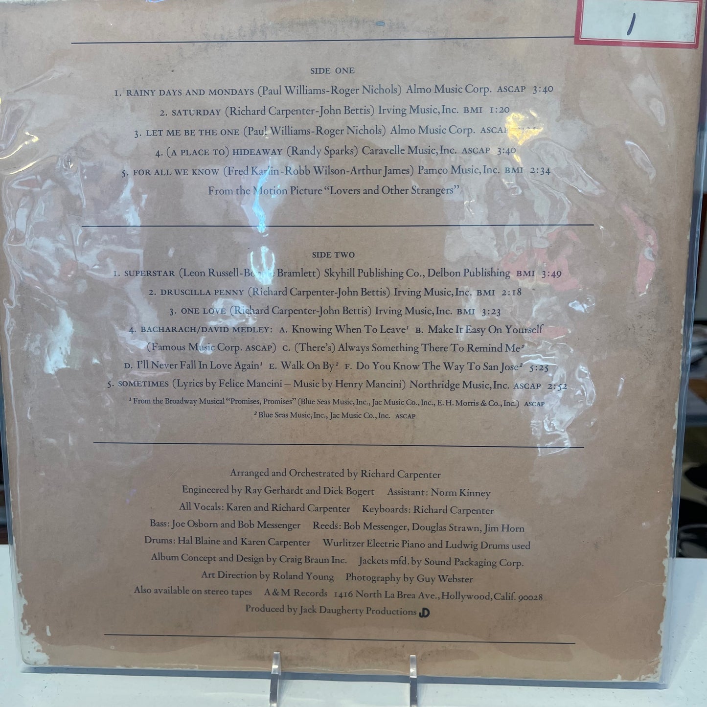 Carpenters - Carpenters Vinyl