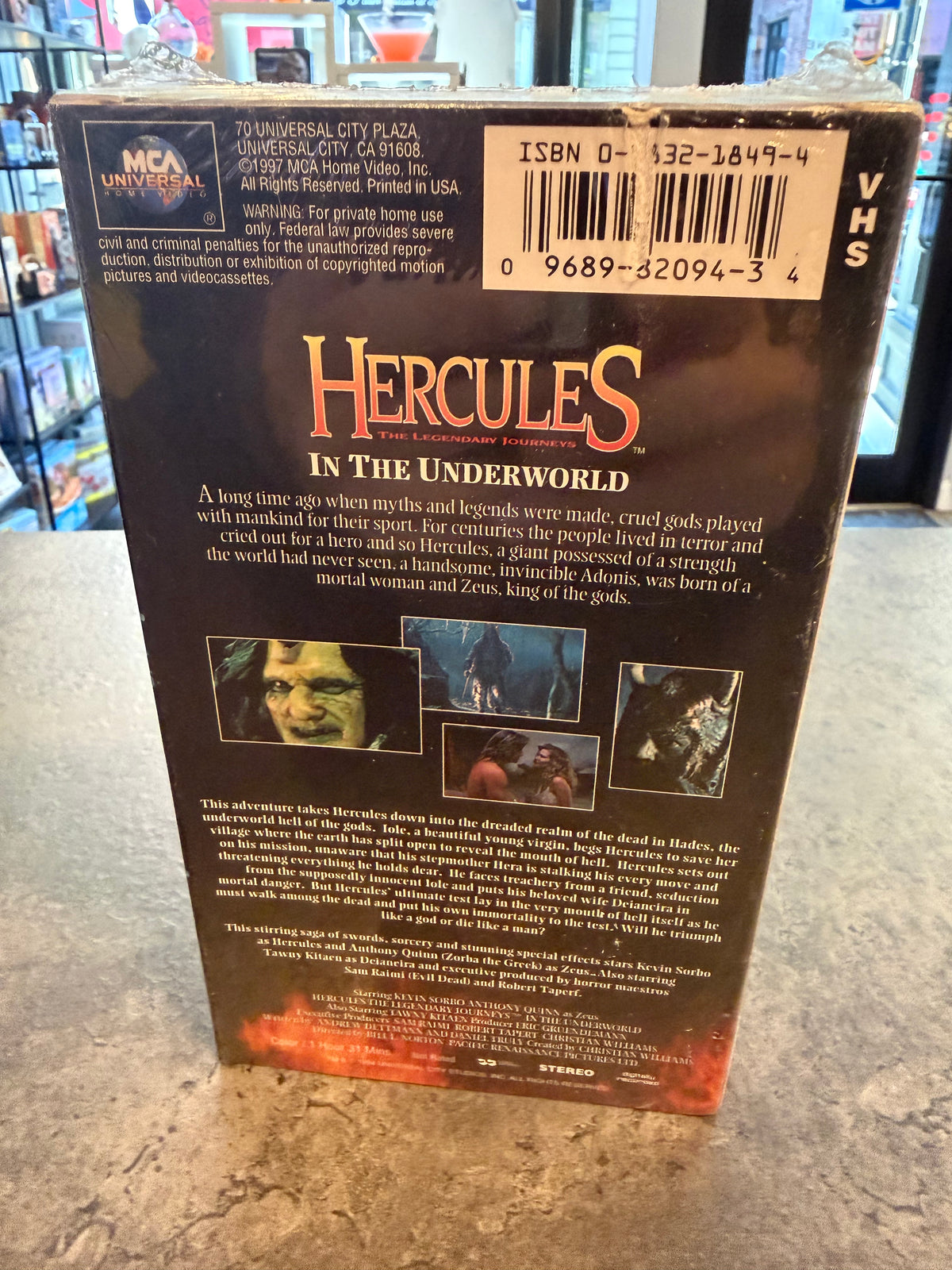 Hercules In The UnderWorld VHS