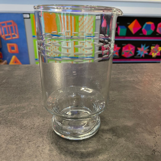 Princess House Etched Cocktail Pitcher