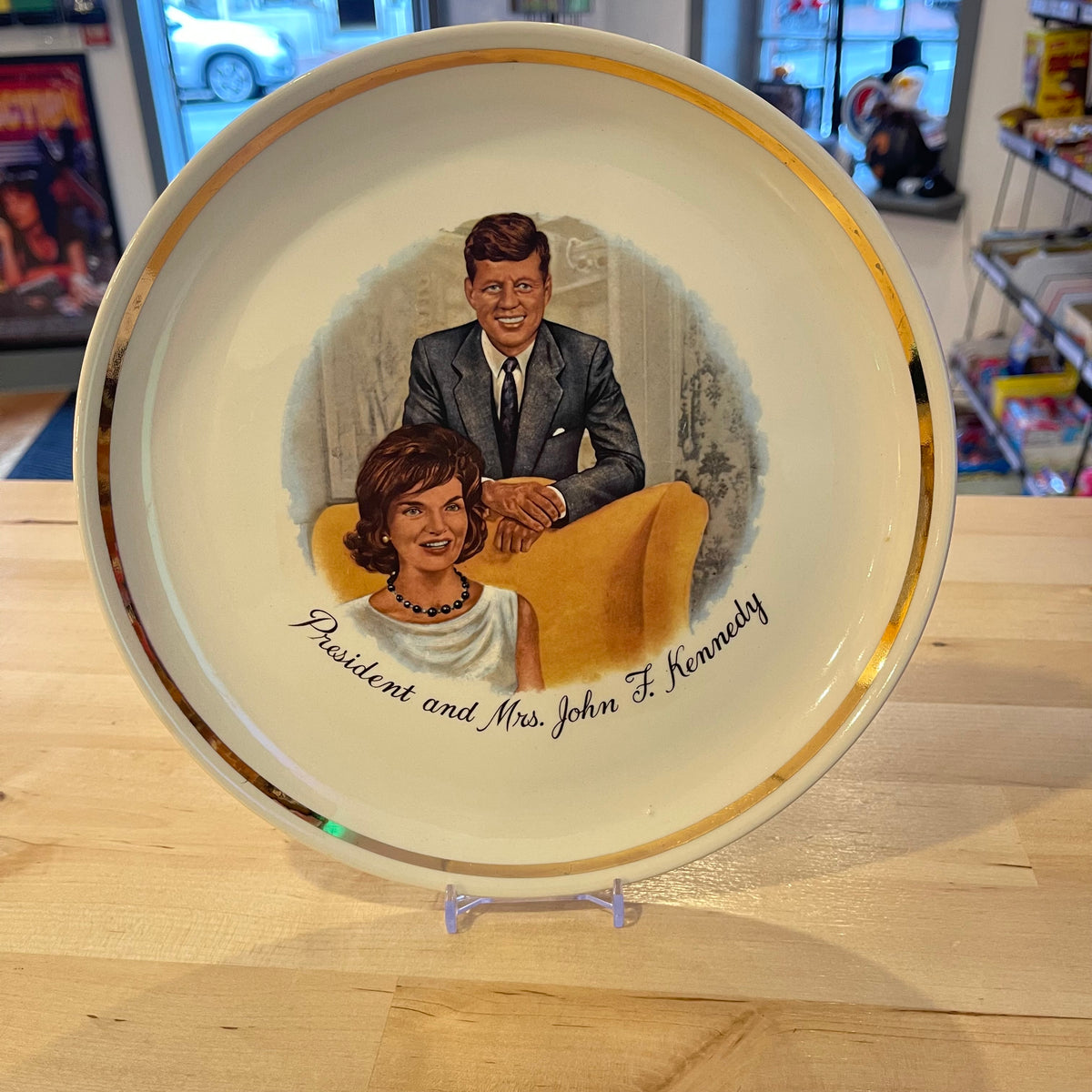 JFK and Jackie Plate