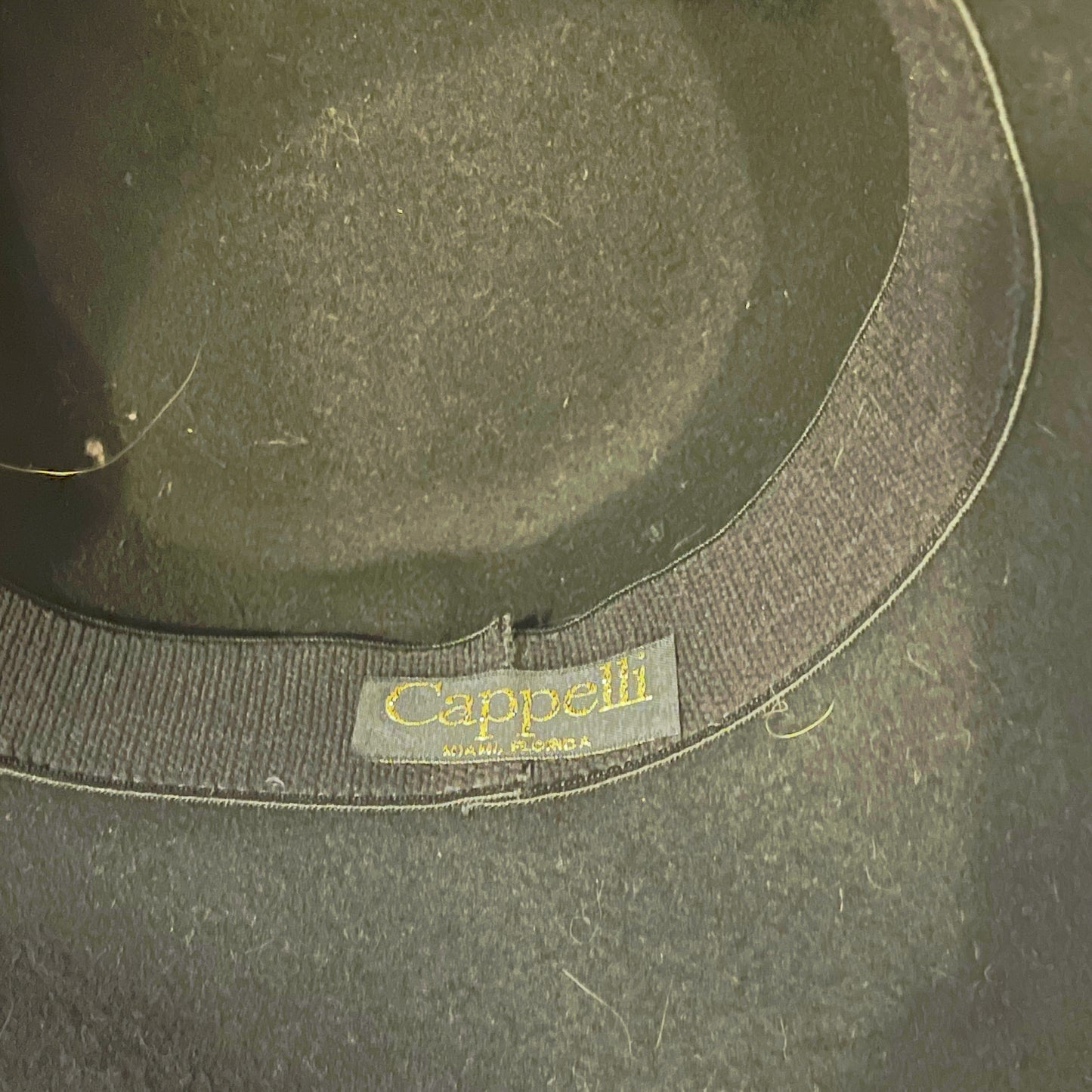 Black Hat with Marabou Trim