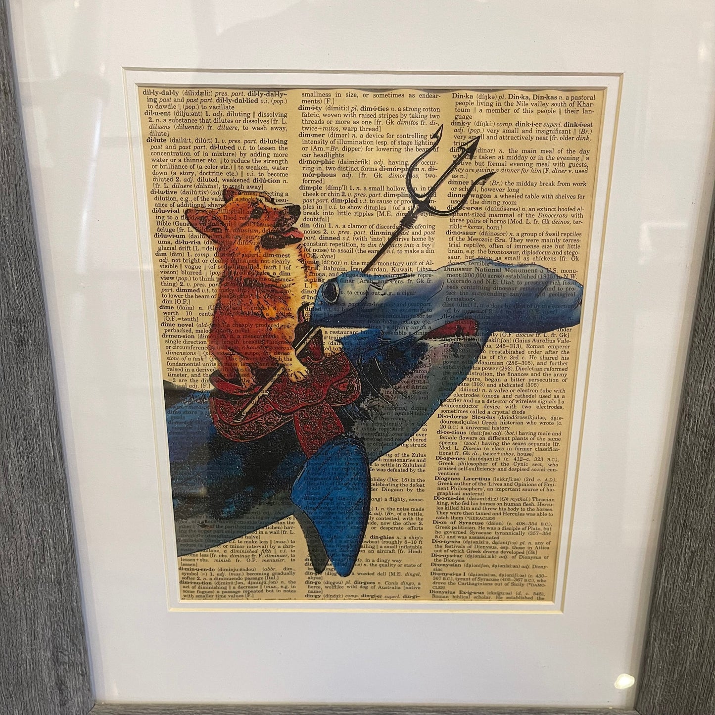 Corgi Hammerhead Print