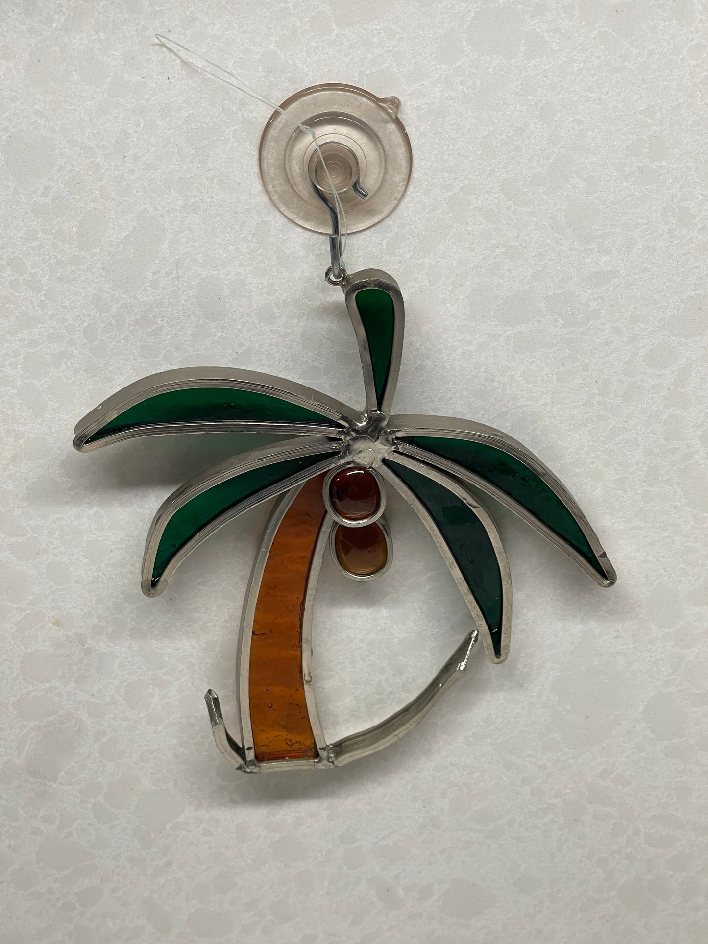 Stained Glass Palm Tree Sun-catcher