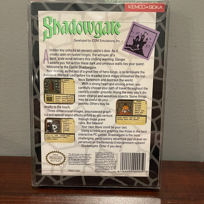 Shadowgate NES Game Complete