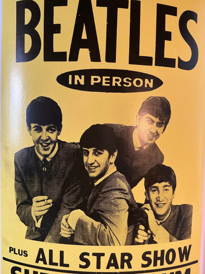 Framed Beatles Concert Poster
