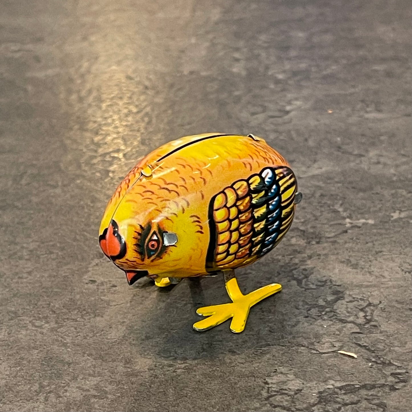 Peking Chicken Tin Litho Wind Up Toy