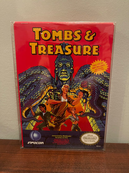 Tombs and Treasure NES Game Complete