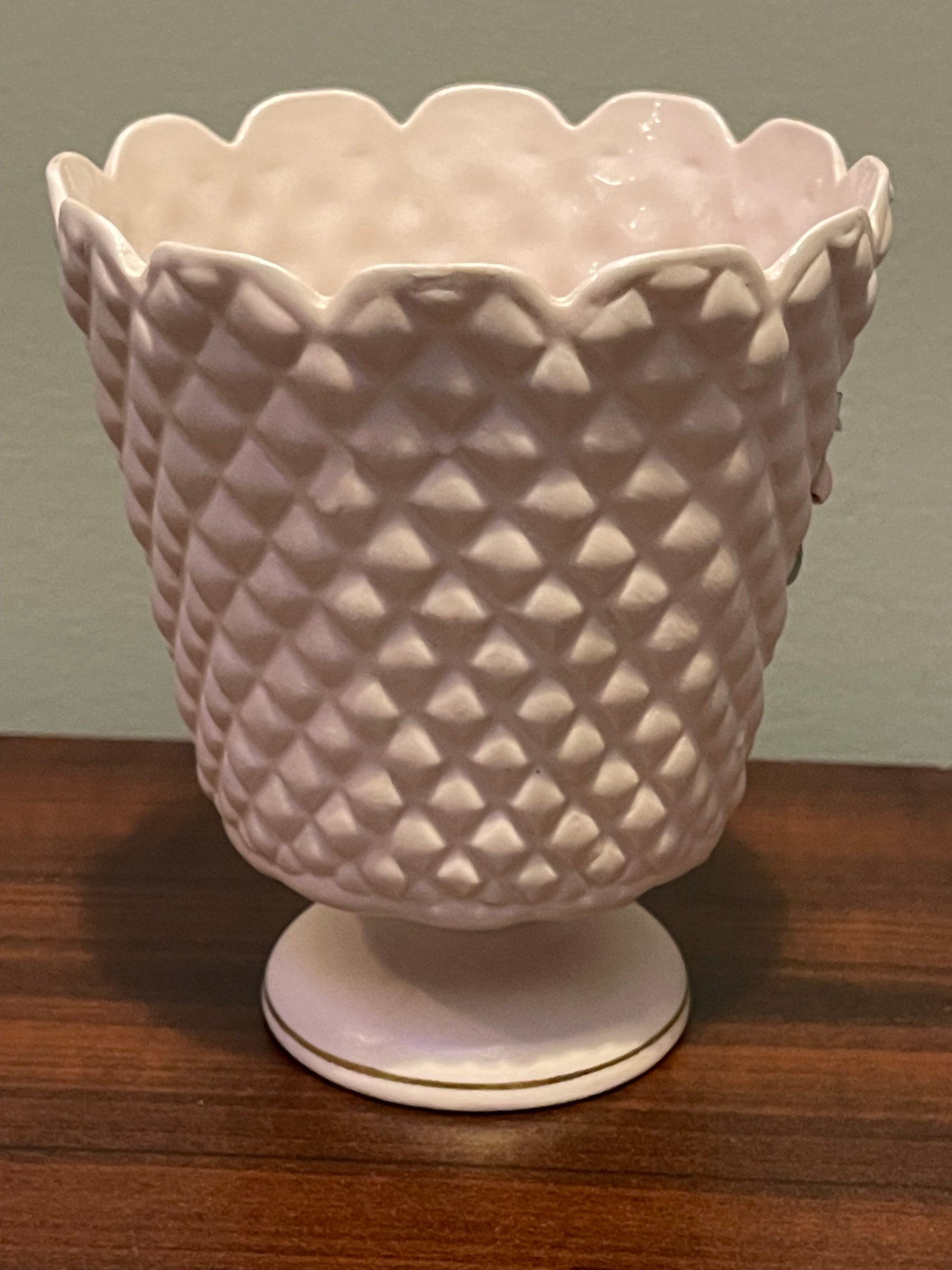 Lefton Pink Porcelain Vase