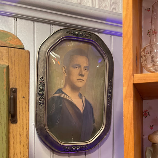 Sailor Portrait in Convex Frame