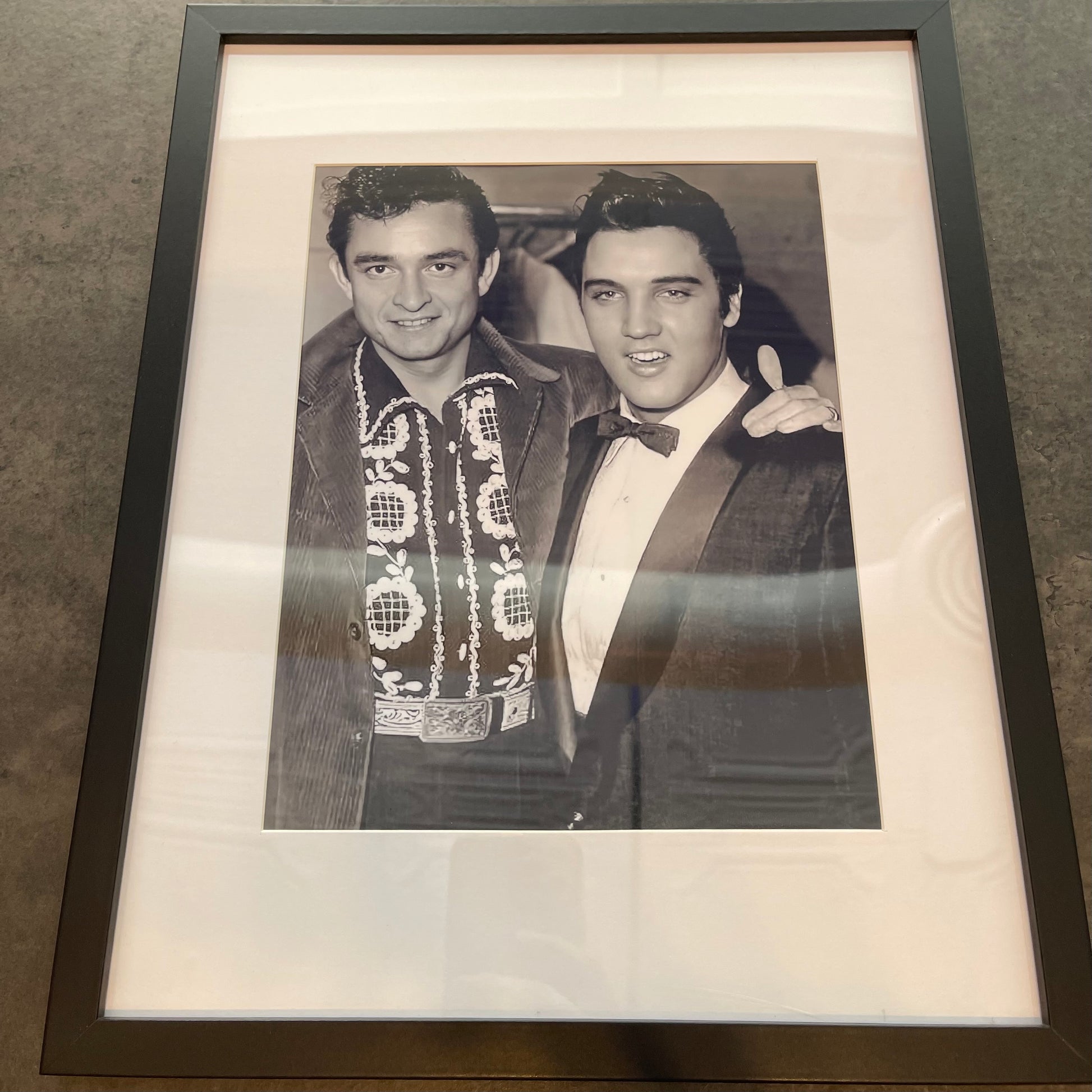 Elvis and Cash  Framed Photo Print