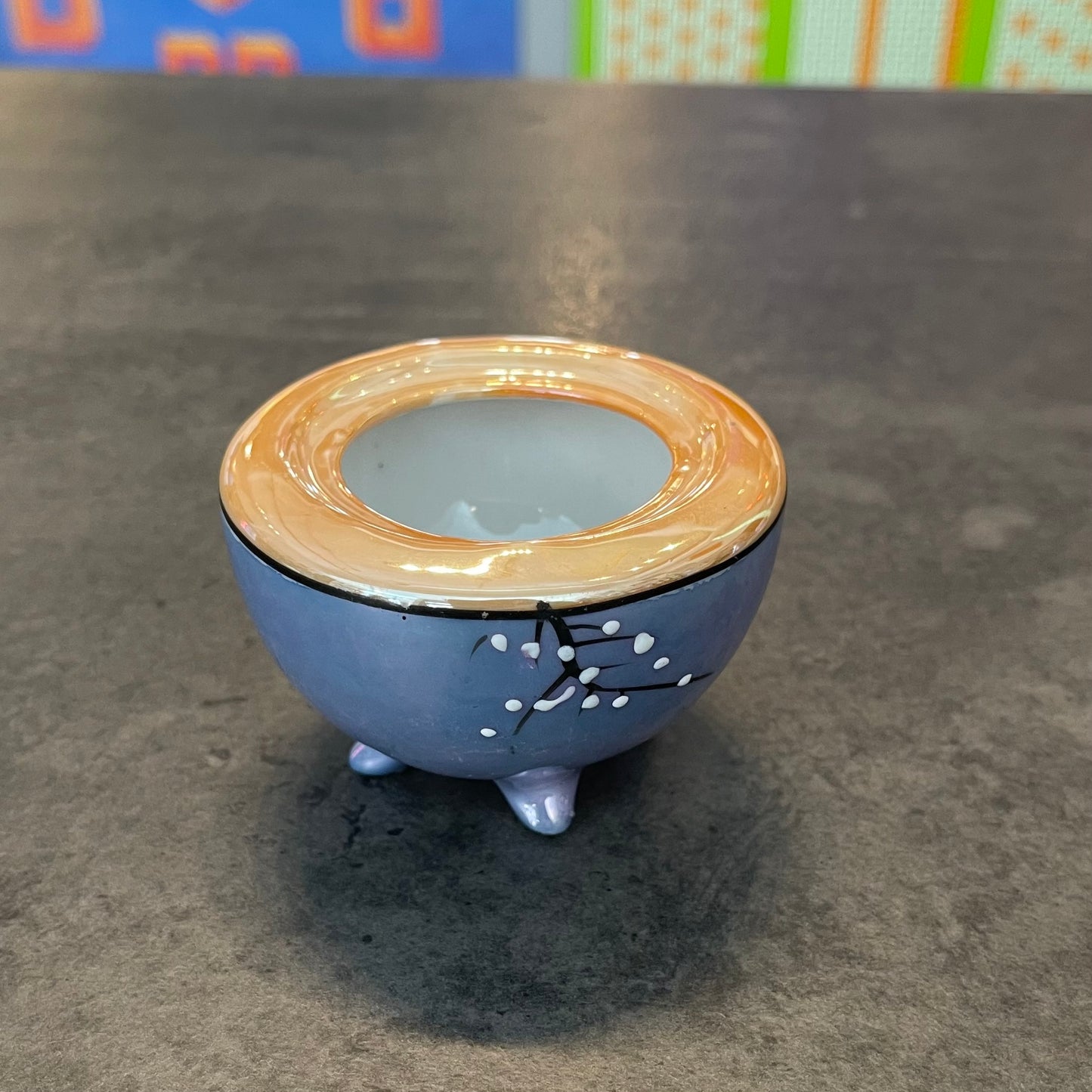 Japanese Cherry Blossom Lusterware Condiment Set