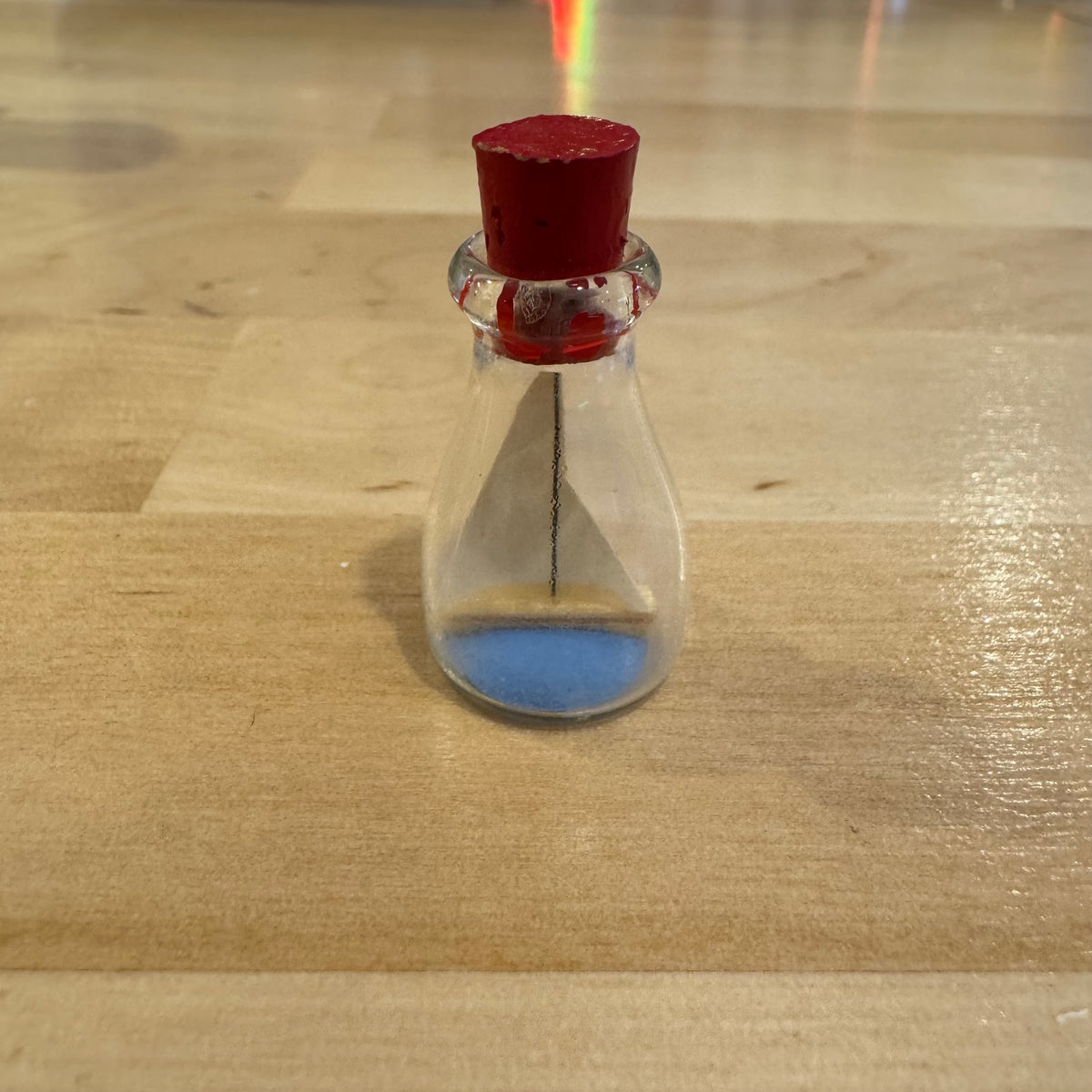 Sailboat in Tiny Bottle