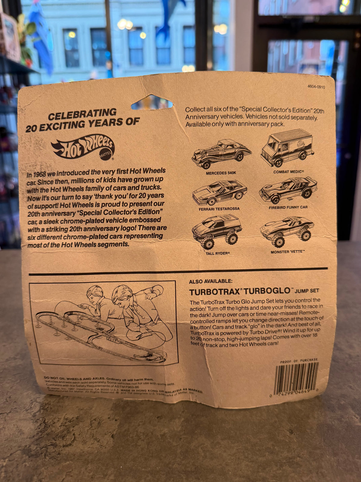 20th Anniversary Hot Wheels Special Collectors Edition
