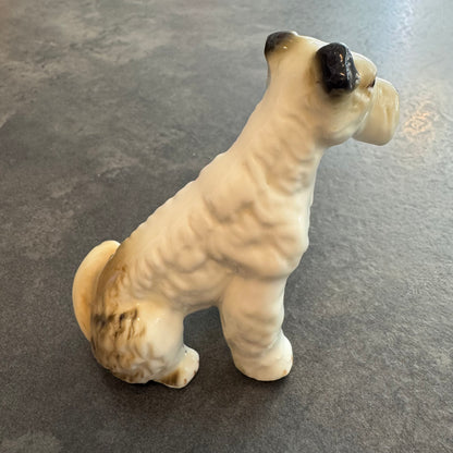 Airedale Terrier Figurine Black and White