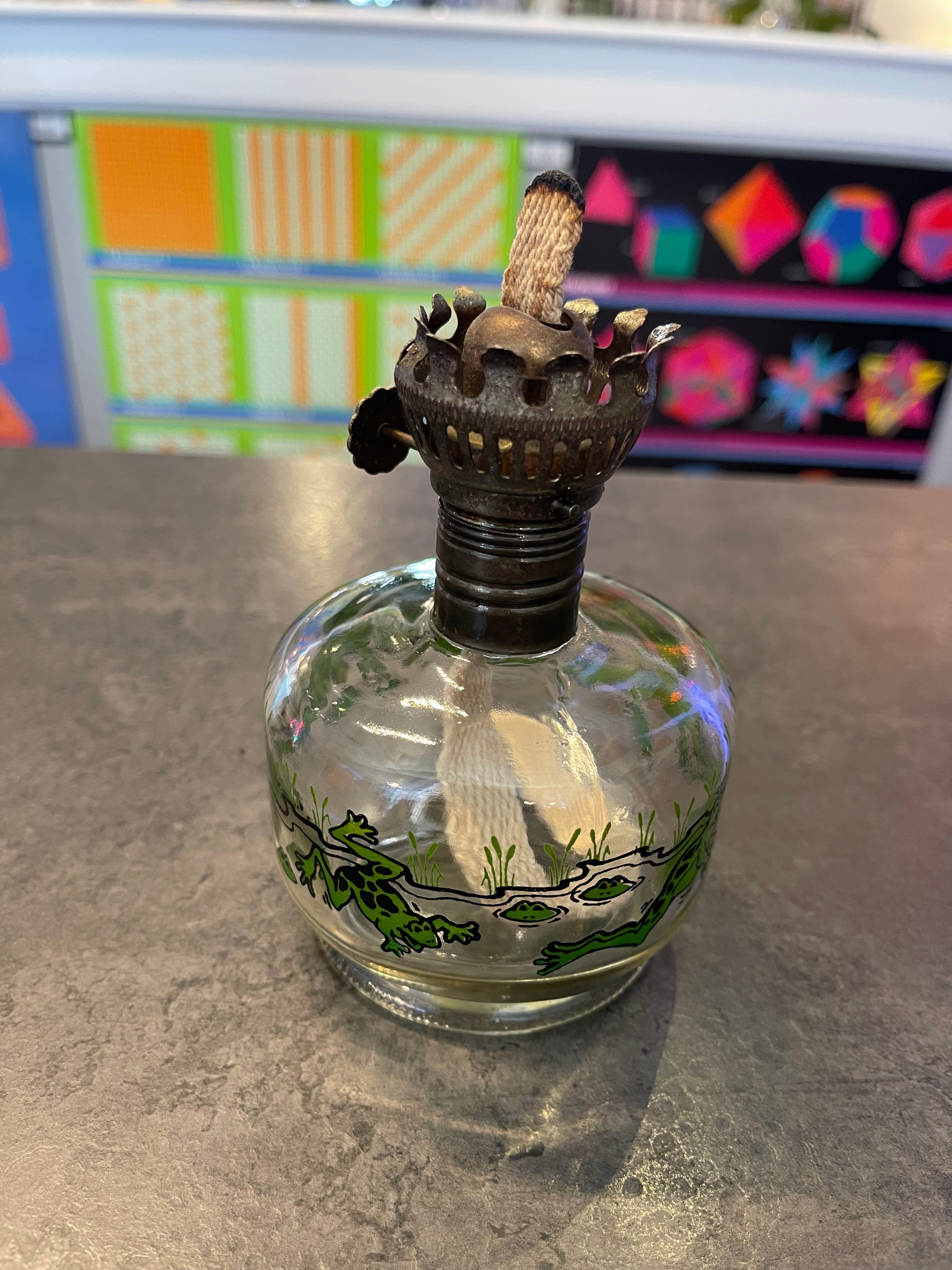 Lamplight Farms Frog Oil Lamp Base